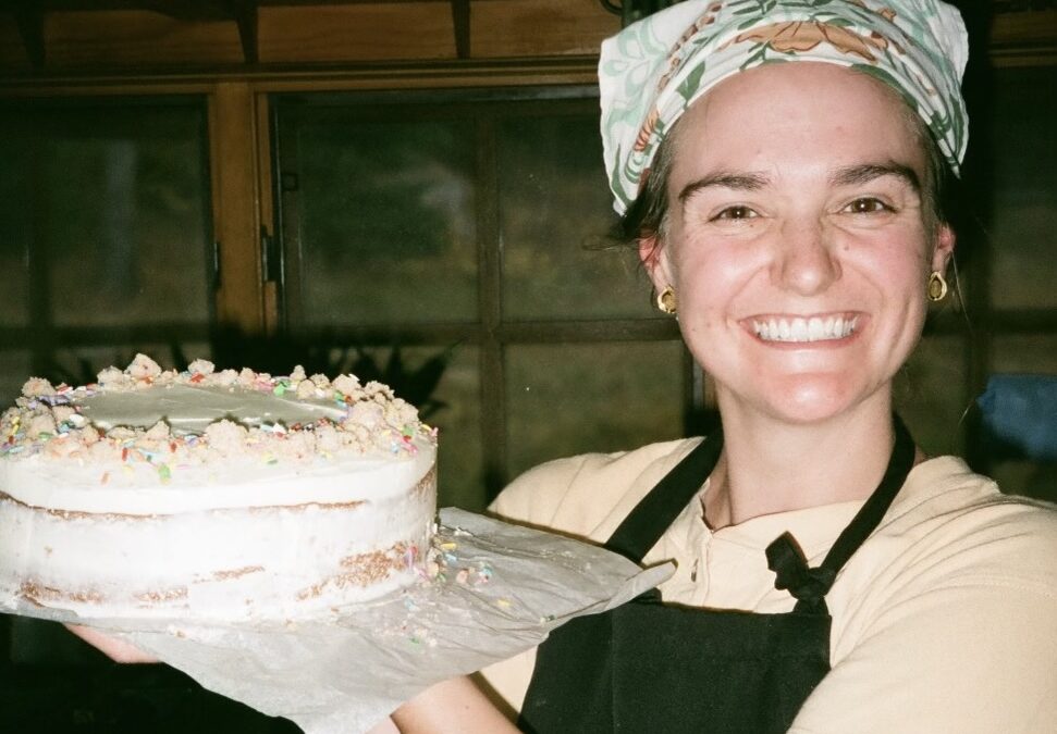 Brown butter seed bars and community